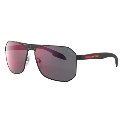 Prada Linea Rossa Man Sunglass PS 51VS - Frame color: Black Rubber, Lens color: Dark Grey Mirro