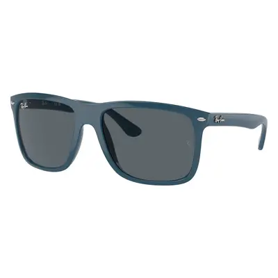 Ray-Ban Unisex Sunglass RB4547 Boyfriend Two - Frame color: Blue, Lens color: Blue