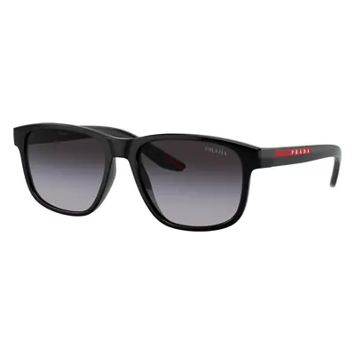 Prada Linea Rossa Man Sunglass PS 06YS - Frame color: Black, Lens color: Grey Gradient