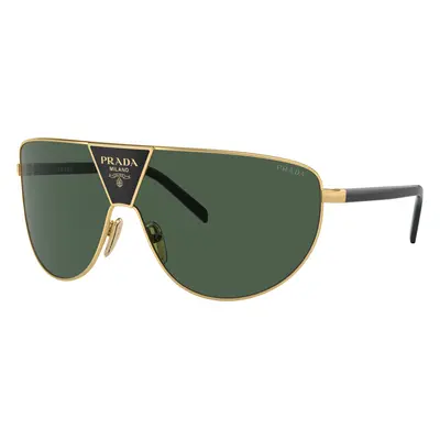 Prada Man Sunglass PR 69ZS - Frame color: Gold, Lens color: Green