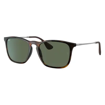 Ray-Ban Man Sunglass RB4187 Chris - Frame color: Light Havana, Lens color: Dark Green