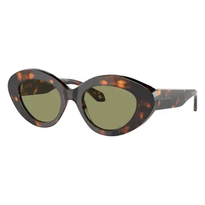 Giorgio Armani Woman Sunglass AR8188 - Frame color: Honey Havana, Lens color: Green