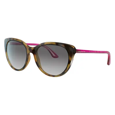 Sunglass Hut Collection Woman Sunglass HU2016 - Frame color: Havana, Lens color: Gradient Grey