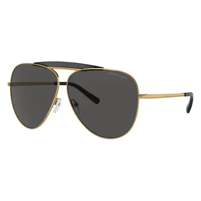 Michael Kors Woman Sunglass MK9037M Bleecker - Frame color: Gold, Lens color: Dark Grey Solid