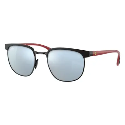 Ray-Ban Unisex Sunglass RB3698M Scuderia Ferrari Collection - Frame color: Black, Lens color: L