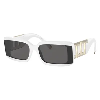 Tiffany & Co. Woman Sunglass TF4197 - Frame color: Solid White, Lens color: Dark Grey