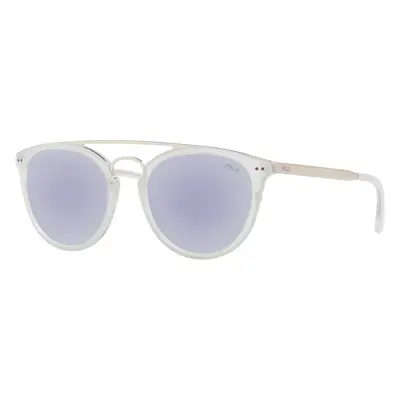 Polo Ralph Lauren Man Sunglass PH4121 - Frame color: Matte Crystal, Lens color: Flash Lillac