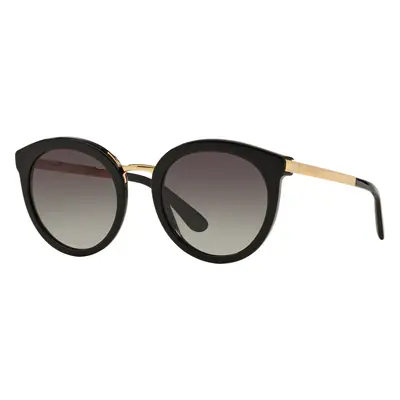 Dolce&Gabbana Woman Sunglass DG4268 - Frame color: Black, Lens color: Light Grey Gradient Dark 