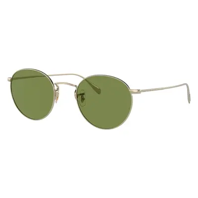 Oliver Peoples Unisex Sunglass OV1186S Coleridge Sun - Frame color: Gold, Lens color: Green C