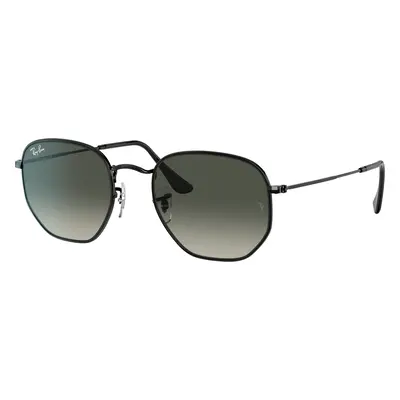 Ray-Ban Unisex Sunglass RB3548 Hexagonal - Frame color: Black, Lens color: Grey Gradient