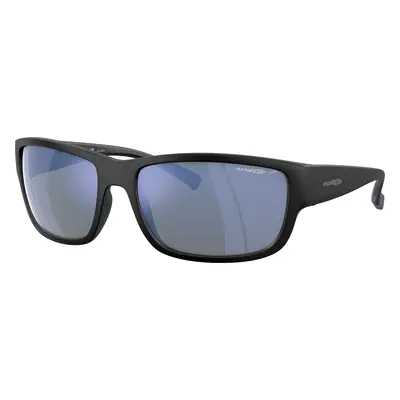 Arnette Unisex Sunglass AN4256 Bushwick - Frame color: Matte Black, Lens color: Blue