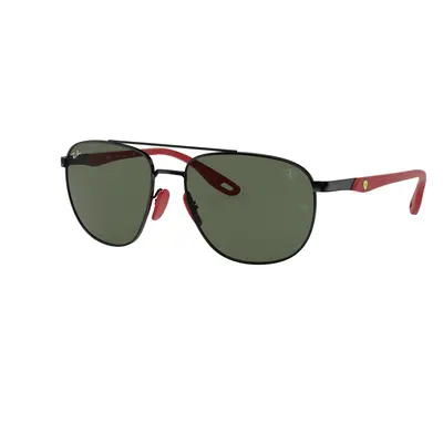 Ray-Ban Man Sunglass RB3659M Scuderia Ferrari Collection - Frame color: Black, Lens color: Gree