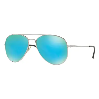 Sunglass Hut Collection Man Sunglass HU1001 - Frame color: Gunmetal, Lens color: Green Mirror