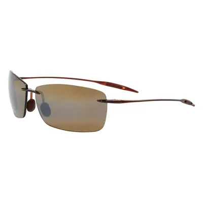 Maui Jim Man Sunglass 423 Lighthouse - Frame color: Rootbeer, Lens color: HCLU+00AD Bronze Mirr