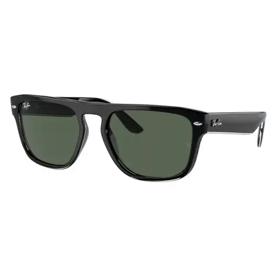 Ray-Ban Unisex Sunglass RB4407 - Frame color: Black Transparent, Lens color: Dark Green