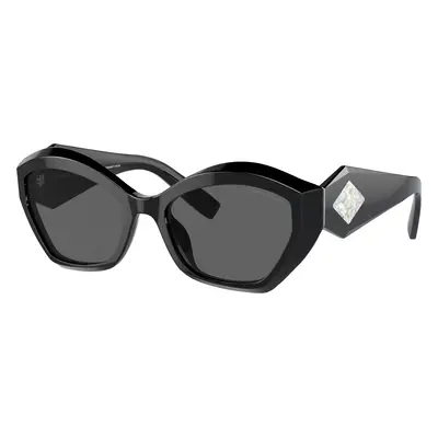 Giorgio Armani Woman Sunglass AR8187U - Frame color: Black, Lens color: Dark Grey