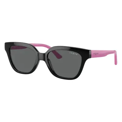 Vogue Eyewear Unisex Sunglass VJ2021 Kids - Frame color: Black, Lens color: Dark Grey