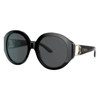 Ralph Lauren Woman Sunglass RL8188Q - Frame color: Shiny Black, Lens color: Dark Grey