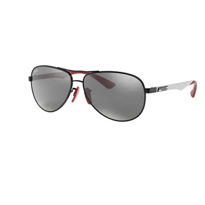 Ray-Ban Man Sunglass RB8313M Scuderia Ferrari Collection - Frame color: Black, Lens color: Grey