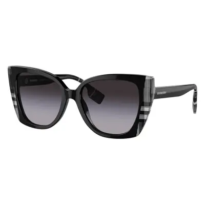 Burberry Woman Sunglass BE4393 Meryl - Frame color: Black/Check White Black, Lens color: Grey G