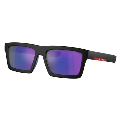 Prada Linea Rossa Man Sunglass PS 02ZSU - Frame color: Matte Black, Lens color: Dark Blue Mirro