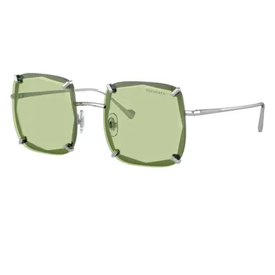 Tiffany & Co. Woman Sunglass TF3089 - Frame color: Silver, Lens color: Light Green