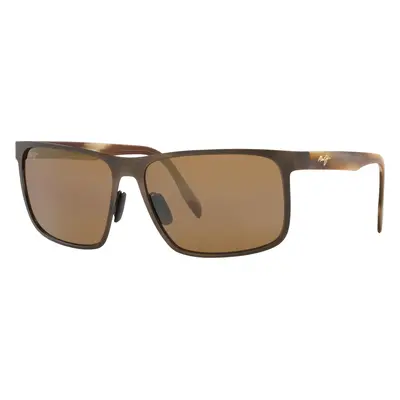 Maui Jim Man Sunglass Wana - Frame color: Brown, Lens color: HCLU+00AD Bronze Polarized