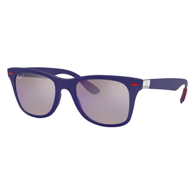 Ray-Ban Man Sunglass RB4195M Scuderia Ferrari Collection - Frame color: Blue, Lens color: Blue