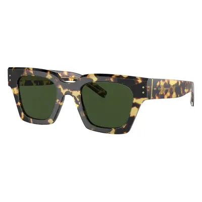 Dolce&Gabbana Man Sunglass DG4413 - Frame color: Yellow Havana/Crystal, Lens color: Green