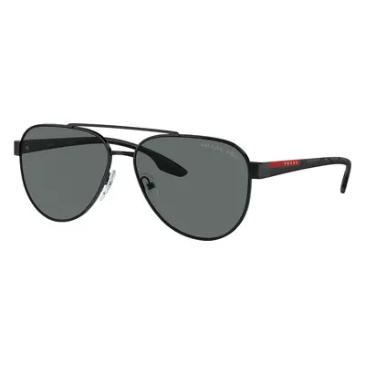 Prada Linea Rossa Man Sunglass PS 54TS Lifestyle - Frame color: Black, Lens color: Polarized Gr