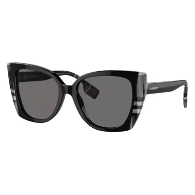 Burberry Woman Sunglass BE4393 Meryl - Frame color: Black/Check White Black, Lens color: Dark G