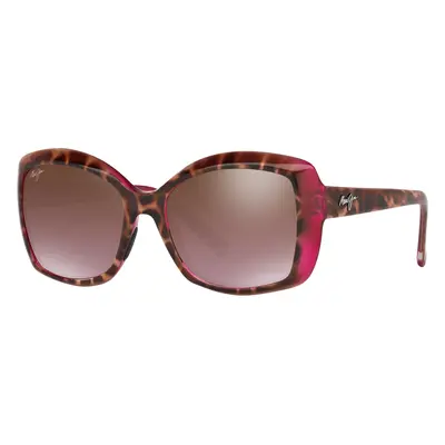 Maui Jim Woman Sunglass 735 Orchid - Frame color: Tortoise Pink, Lens color: Maui RoseU+00AD Mi