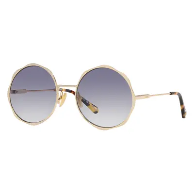 Chloé Woman Sunglass CH0184S - Frame color: Gold, Lens color: Grey