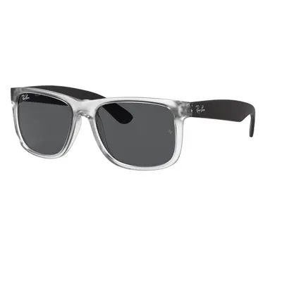 Ray-Ban Man Sunglass RB4165 Justin Color Mix - Frame color: Transparent, Lens color: Grey