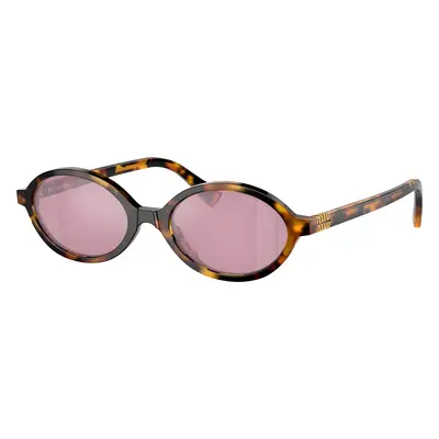 Miu Miu Woman Sunglass MU 04ZS - Frame color: Honey Havana, Lens color: Bordeaux