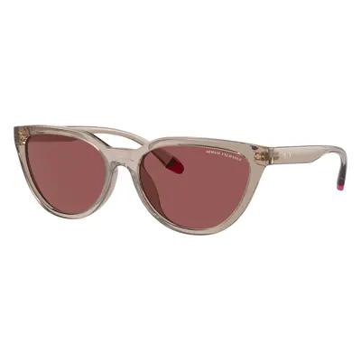 Armani Exchange Woman Sunglass AX4130SU - Frame color: Shiny Transparent Tundra, Lens color: Da