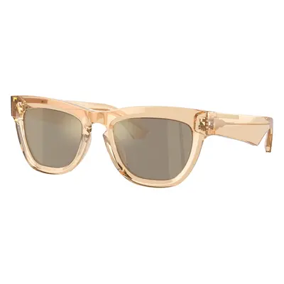 Burberry Woman Sunglass BE4415U - Frame color: Brown, Lens color: Light Brown Mirror Gold