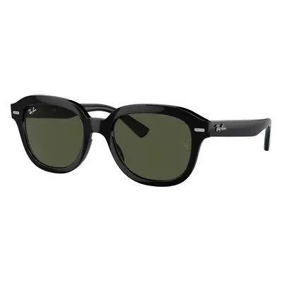 Ray-Ban Unisex Sunglass RB4398 Erik - Frame color: Black, Lens color: Green