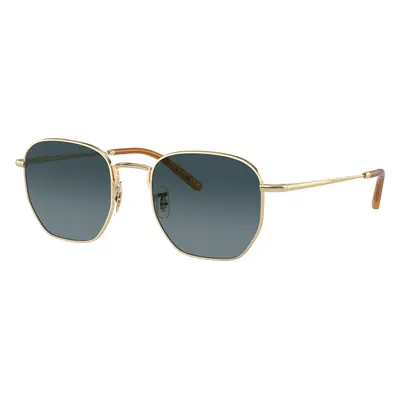 Oliver Peoples Unisex Sunglass OV1331S Kierney Sun - Frame color: Gold, Lens color: Blue Gradie