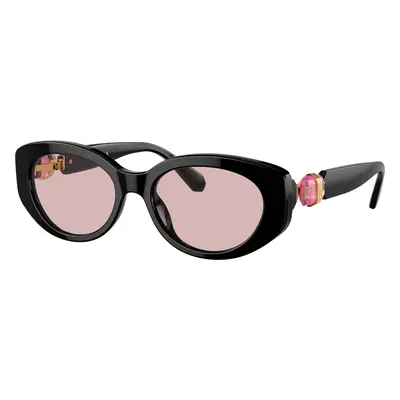 Swarovski Woman Sunglass SK6002 - Frame color: Black, Lens color: Pink