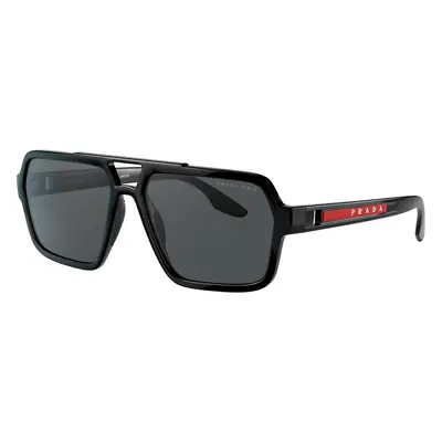 Prada Linea Rossa Man Sunglass PS 01XS - Frame color: Black, Lens color: Polarized Dark Grey