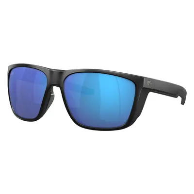 Costa Man Sunglass 6S9012 Ferg XL - Frame color: Matte Black, Lens color: Blue Mirror