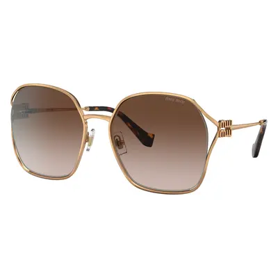 Miu Miu Woman Sunglass MU 52WS - Frame color: Brass, Lens color: Brown Gradient