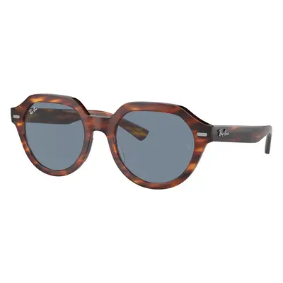 Ray-Ban Unisex Sunglass RB4399 Gina - Frame color: Striped Havana, Lens color: Blue