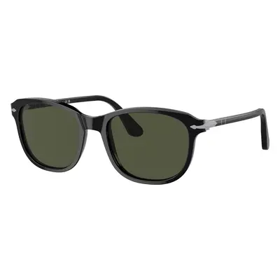 Persol Unisex Sunglass PO1935S - Frame color: Black, Lens color: Green