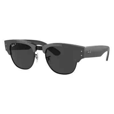 Ray-Ban Unisex Sunglass RB0316S Mega Clubmaster - Frame color: Grey On Black, Lens color: Black