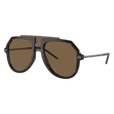 Dolce&Gabbana Man Sunglass DG6195 - Frame color: Havana, Lens color: Dark Brown