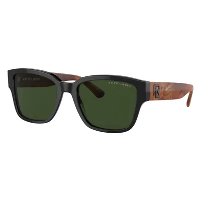 Ralph Lauren Man Sunglass RL8205 The RL 50 - Frame color: Shiny Black, Lens color: Dark Green