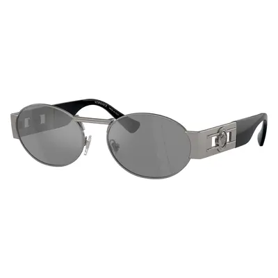 Versace Unisex Sunglass VE2264 - Frame color: Matte Gunmetal, Lens color: Grey Mirror Silver