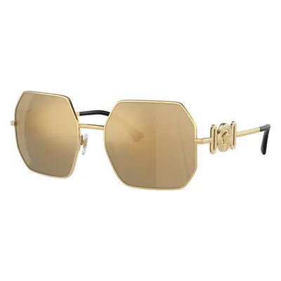 Versace Woman Sunglass VE2248 - Frame color: Gold, Lens color: Brown Mirror Gold